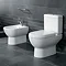 Villeroy and Boch Subway 2.0 Open Back Close Coupled Toilet + Soft Close Seat  Feature Large Image