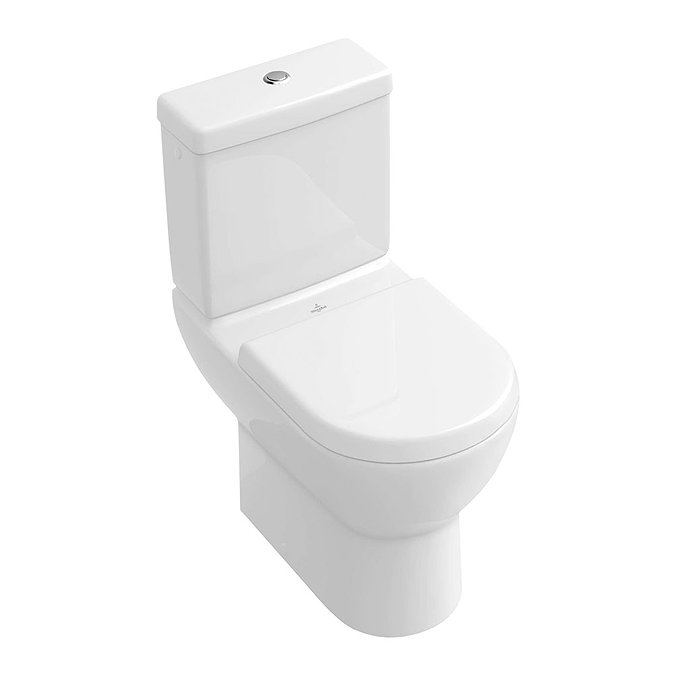 Villeroy and Boch Subway 2.0 Open Back Close Coupled Toilet + Soft Close Seat Large Image