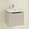 Villeroy and Boch Subway 2.0 Soft Grey 500mm Wall Hung 1-Drawer Vanity Unit  Profile Large Image