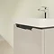 Villeroy and Boch Subway 2.0 Soft Grey 500mm Wall Hung 1-Drawer Vanity Unit In Bathroom Large Image
