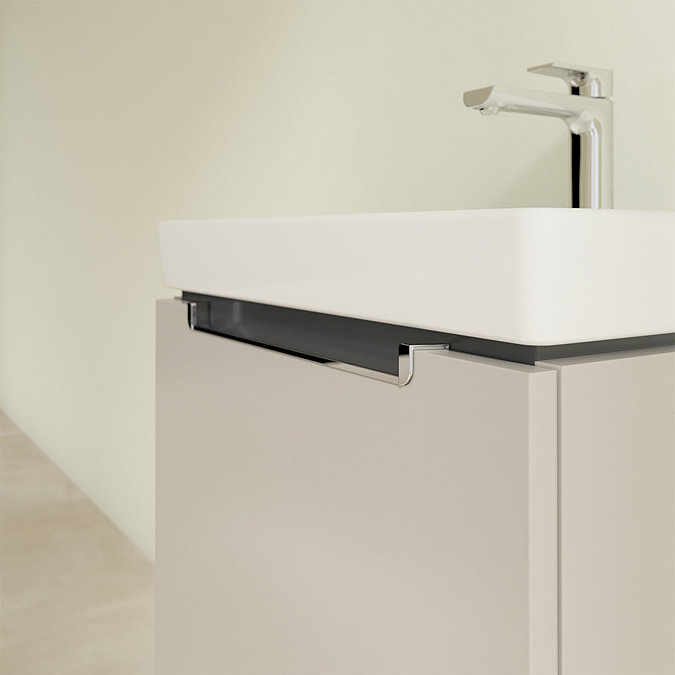 Villeroy and Boch Subway 2.0 Soft Grey 550mm Wall Hung 1-Drawer Vanity Unit  Feature Large Image
