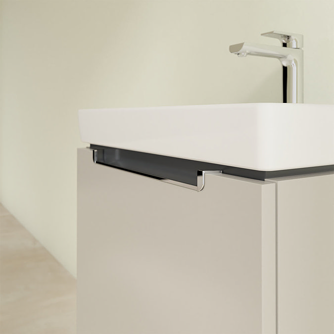 Villeroy and Boch Subway 2.0 Soft Grey 550mm Wall Hung 1-Drawer Vanity Unit Feature Large Image