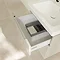 Villeroy and Boch Subway 2.0 Soft Grey 600mm Wall Hung 2-Drawer Vanity Unit Standard Large Image