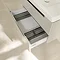 Villeroy and Boch Subway 2.0 Soft Grey 800mm Wall Hung 2-Drawer Vanity Unit In Bathroom Large Image