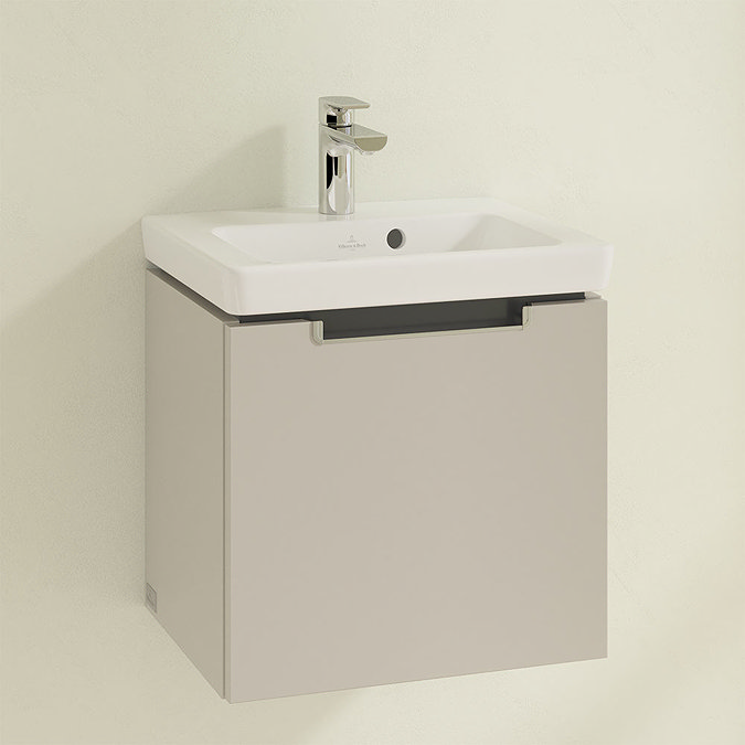 Villeroy and Boch Subway 2.0 Soft Grey Wall Hung 1-Drawer Vanity Unit  Profile Large Image