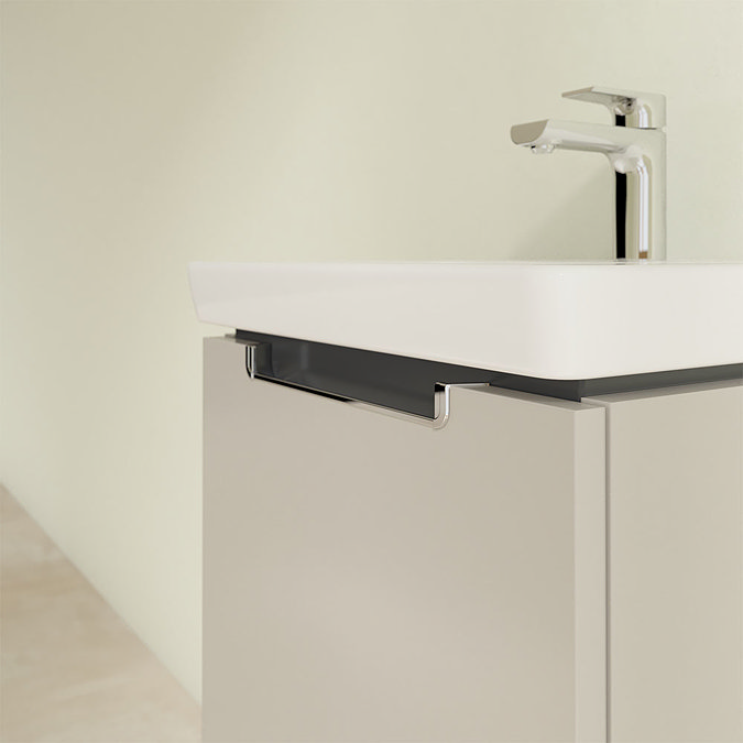 Villeroy and Boch Subway 2.0 Soft Grey Wall Hung 1-Drawer Vanity Unit Feature Large Image