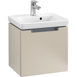 Villeroy and Boch Subway 2.0 Soft Grey Wall Hung 1-Drawer Vanity Unit Large Image