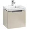 Villeroy and Boch Subway 2.0 Soft Grey Wall Hung 1-Drawer Vanity Unit Large Image