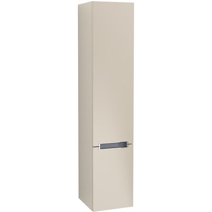 Villeroy and Boch Subway 2.0 Soft Grey Wall Hung Tall Cabinet Large Image