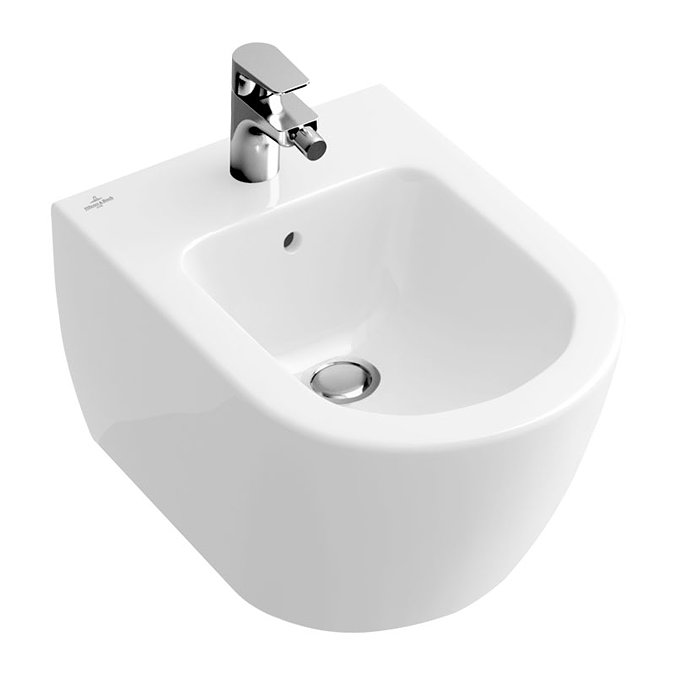 Villeroy and Boch Subway 2.0 Wall Hung Bidet - 54000001 Profile Large Image
