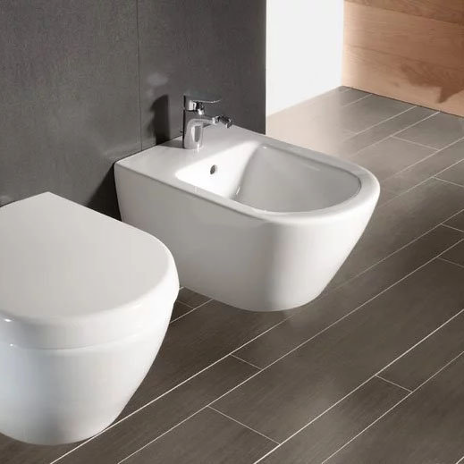 Villeroy and Boch Subway 2.0 Wall Hung Bidet - 54000001  Feature Large Image
