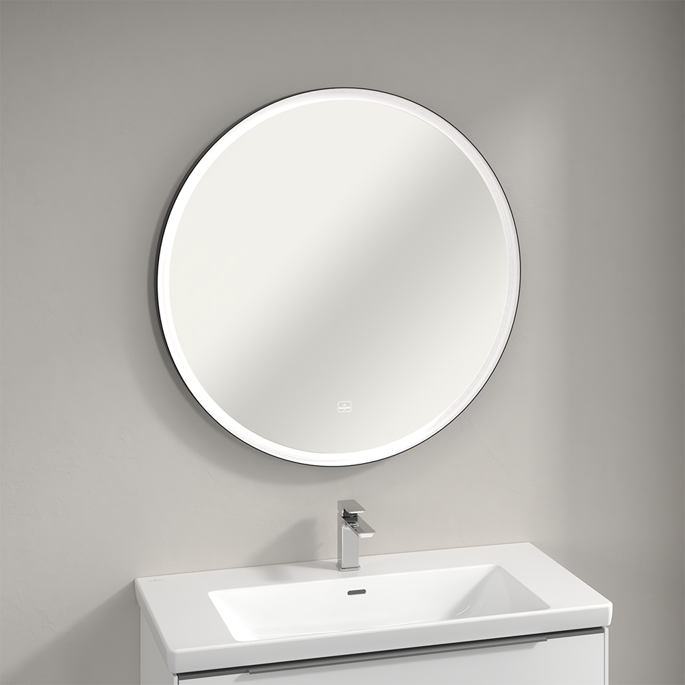 Villeroy and Boch Subway 3.0 BiColour 910mm Round LED Illuminated Mirror