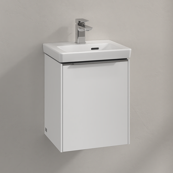 Villeroy and Boch Subway 3.0 Brilliant White 370mm Wall Hung 1-Door Vanity Unit