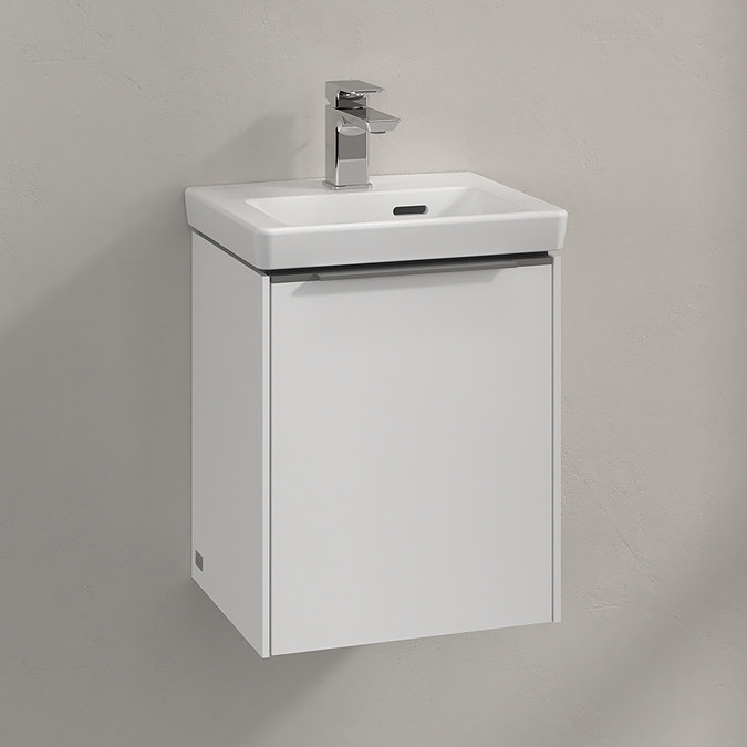 Villeroy and Boch Subway 3.0 Brilliant White 370mm Wall Hung 1-Door Vanity Unit
