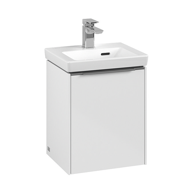 Villeroy and Boch Subway 3.0 Brilliant White 370mm Wall Hung 1-Door Vanity Unit