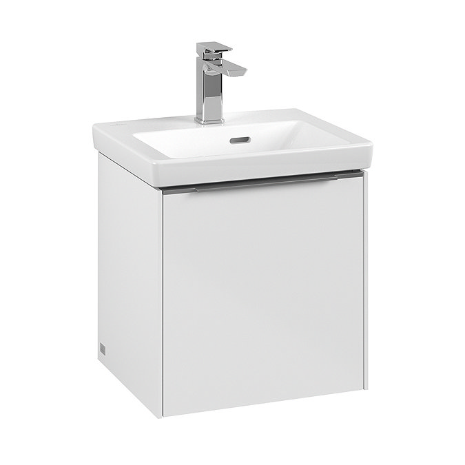 Villeroy and Boch Subway 3.0 Brilliant White 450mm Wall Hung 1-Door Vanity Unit