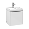 Villeroy and Boch Subway 3.0 Brilliant White 450mm Wall Hung 1-Door Vanity Unit