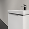 Villeroy and Boch Subway 3.0 Brilliant White 500mm Wall Hung 1-Drawer Vanity Unit with LED Lighting