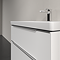 Villeroy and Boch Subway 3.0 Brilliant White 800mm Wall Hung 2-Drawer Vanity Unit with LED Lighting