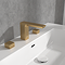 Villeroy and Boch Subway 3.0 Deck Mounted (3TH) Basin Mixer - Brushed Gold