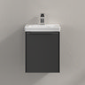 Villeroy and Boch Subway 3.0 Graphite 370mm Wall Hung 1-Door Vanity Unit