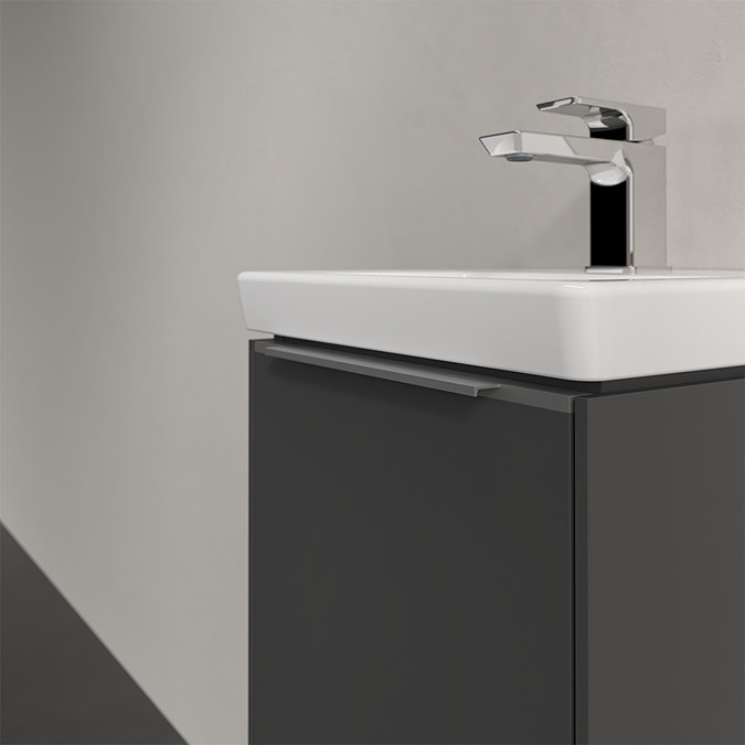 Villeroy and Boch Subway 3.0 Graphite 370mm Wall Hung 1-Door Vanity Unit