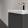 Villeroy and Boch Subway 3.0 Graphite 450mm Wall Hung 1-Door Vanity Unit