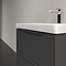 Villeroy and Boch Subway 3.0 Graphite 600mm Wall Hung 2-Drawer Vanity Unit with LED Lighting