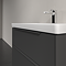 Villeroy and Boch Subway 3.0 Graphite 800mm Wall Hung 2-Drawer Vanity Unit with LED Lighting