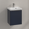 Villeroy and Boch Subway 3.0 Marine Blue 370mm Wall Hung 1-Door Vanity Unit