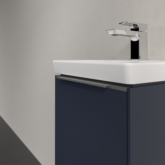 Villeroy and Boch Subway 3.0 Marine Blue 370mm Wall Hung 1-Door Vanity Unit