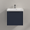 Villeroy and Boch Subway 3.0 Marine Blue 500mm Wall Hung 1-Drawer Vanity Unit with LED Lighting