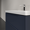 Villeroy and Boch Subway 3.0 Marine Blue 800mm Wall Hung 2-Drawer Vanity Unit with LED Lighting