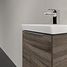 Villeroy and Boch Subway 3.0 Stone Oak 370mm Wall Hung 1-Door Vanity Unit