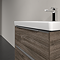 Villeroy and Boch Subway 3.0 Stone Oak 600mm Wall Hung 2-Drawer Vanity Unit with LED Lighting