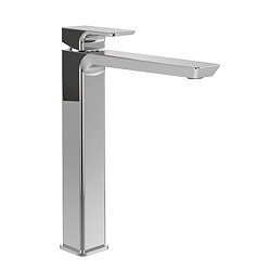 Duravit Wave S-Size Single Lever Basin Mixer - Brushed Stainless Steel
