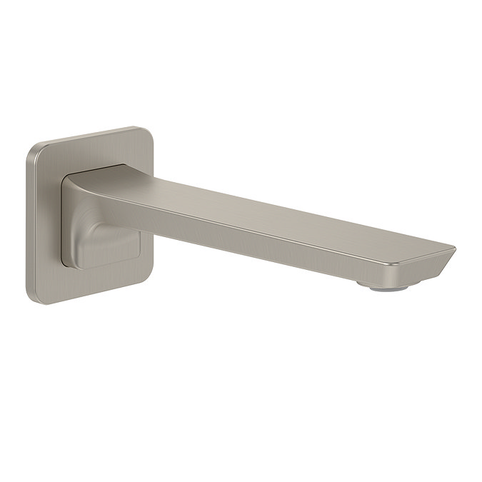 Villeroy and Boch Subway 3.0 Wall Mounted Bath Spout - Brushed Nickel Matt