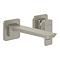 Villeroy and Boch Subway 3.0 Wall Mounted Single Lever Basin Mixer - Brushed Nickel Matt