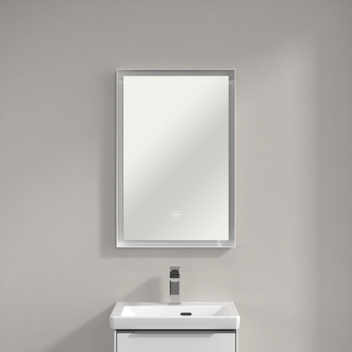 Villeroy and Boch Subway 3.0 White Matt 500 x 750mm LED Illuminated Mirror