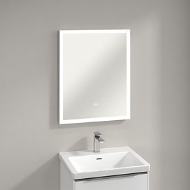 Villeroy and Boch Subway 3.0 White Matt 600 x 750mm LED Illuminated Mirror