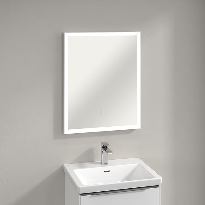 Villeroy and Boch Subway 3.0 White Matt 600 x 750mm LED Illuminated Mirror