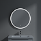 Villeroy and Boch Subway 3.0 White Matt 710mm Round LED Illuminated Mirror