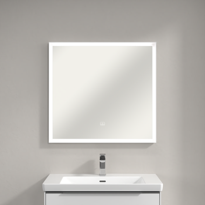 Villeroy and Boch Subway 3.0 White Matt 800 x 750mm LED Illuminated Mirror