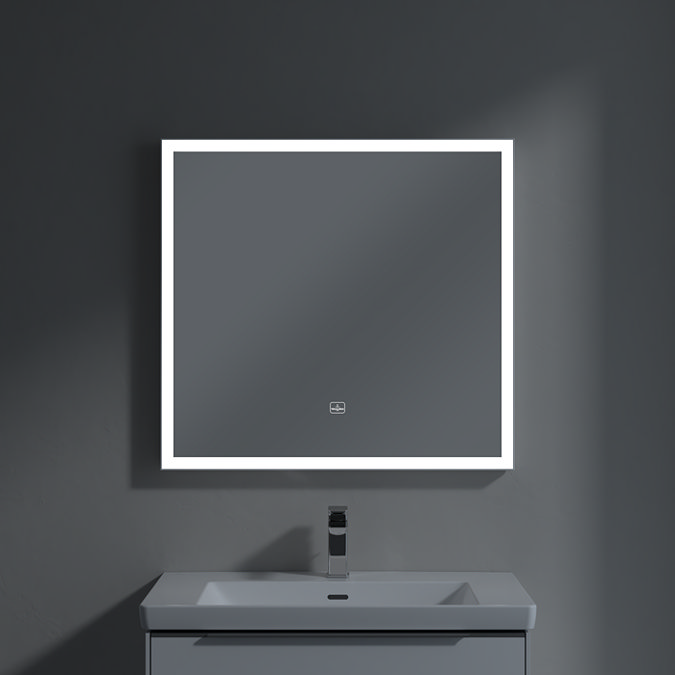 Villeroy and Boch Subway 3.0 White Matt 800 x 750mm LED Illuminated Mirror