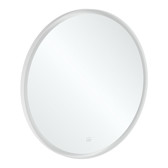 Villeroy and Boch Subway 3.0 White Matt 910mm Round LED Illuminated Mirror