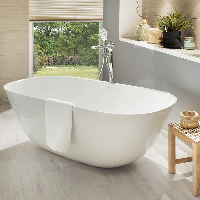 Villeroy and Boch Theano Double Ended Freestanding Bath Large Image