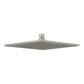 Villeroy and Boch Universal 250 x 250mm Square Shower Head - Brushed Nickel Matt