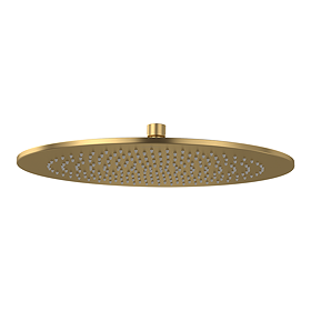 Villeroy and Boch Universal 350mm Round Shower Head - Brushed Gold