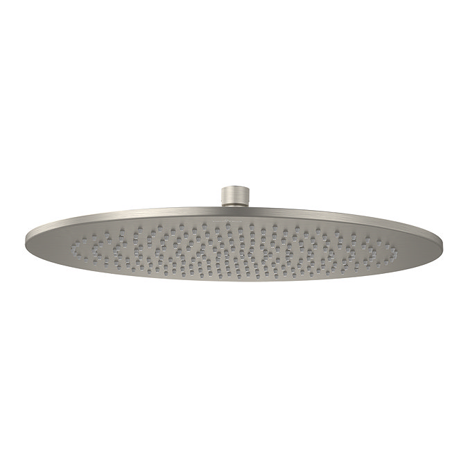 Villeroy and Boch Universal 350mm Round Shower Head - Brushed Nickel Matt