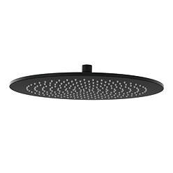 Villeroy and Boch Universal 350mm Round Shower Head - Matt Black
